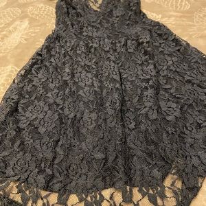 Lace black dress. Never worn